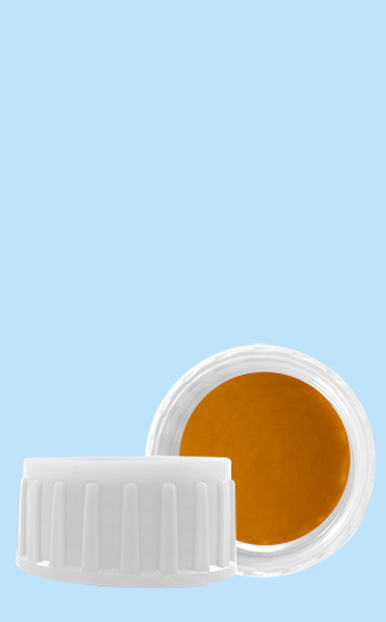 Tapa Rosca 45 mm Liner Dorado de inducción - Plastimex