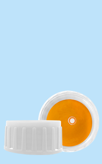 Tapa Rosca 45 mm Liner Dorado de inducción con válvula de ventilación - Plastimex