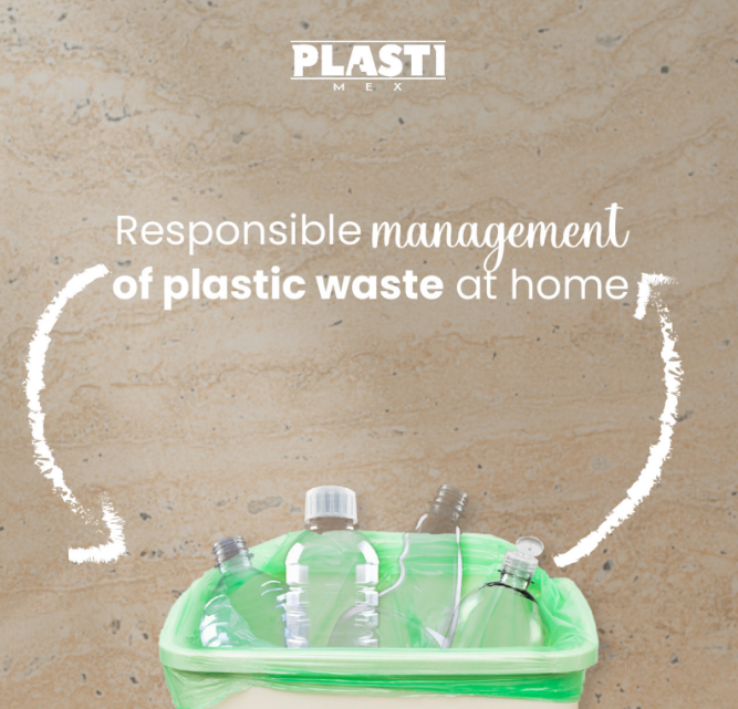 Responsible management of plastic waste at home