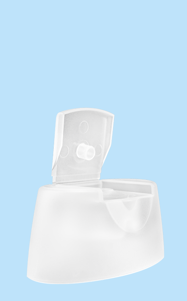 Tapa Flip top Ovalado Cuello 28 mm Tapa Shampoo - Plastimex