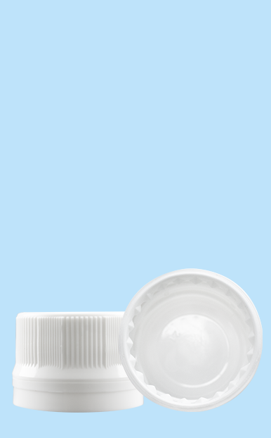 Tapa Rosca 24 mm Liner PEBD con cintillo de seguridad - Plastimex